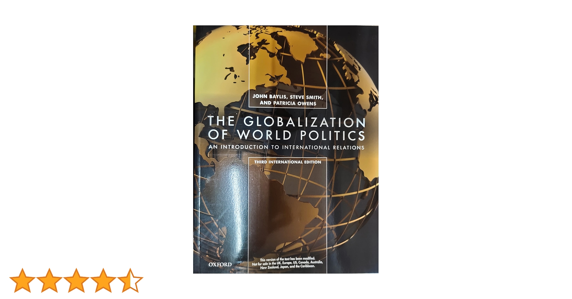 Amazon.co.jp: GLOBALIZATION OF WORLD POLITICS : AN
